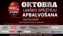 OlyBet Basketbola līgas - oktobra līderi