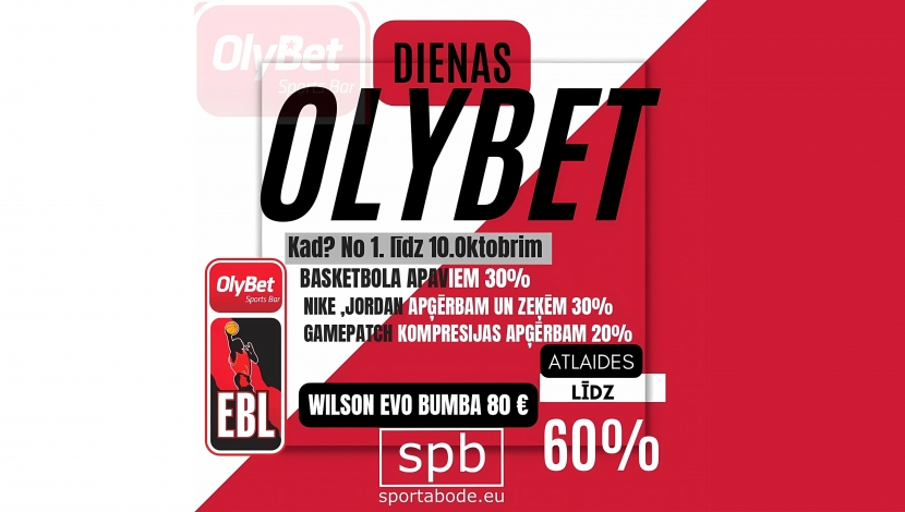 OlyBet dienas Sporta bodes veikalā!